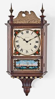 Waltham Clock Co. No. 1470 miniature colonial style wall clock