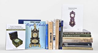 A large lot of horological reference books