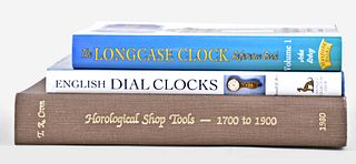 A lot of three horological reference books