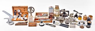 A lot of watchmakers bench and lathe tools