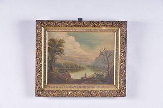 A lot of three 20th century oil on canvas landscapes