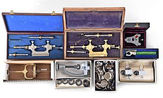 A good lot of watchmakers tools