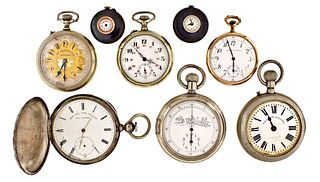 A lot of sixteen pocket watches