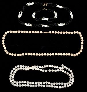 A Group of Estate Jewelry, Pearls