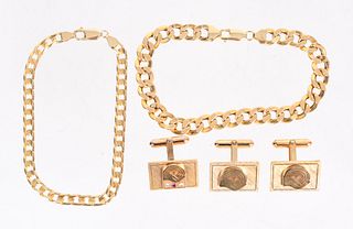 Group of Gold Estate Jewelry
