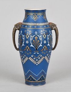 A Good Mettlach Vase circa 1910