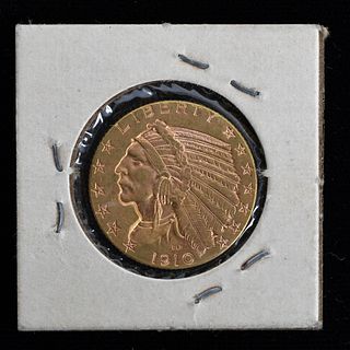 1910 Gold Five Dollar Coin
