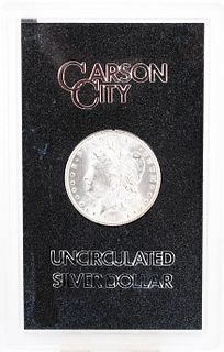 An Uncirculated 1881 CC Silver Dollar