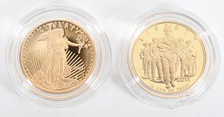Two U.S. Mint Gold Proof Coins