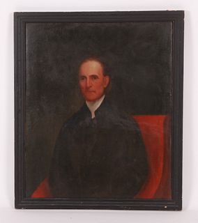 A 19th Century Portrait Of A Gentleman