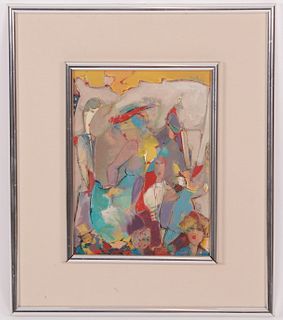 Moshe Michaan (Israeli, B 1936) Abstract