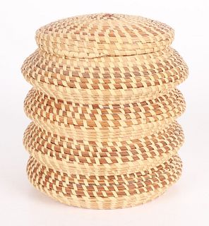 A Sweetgrass basket by Mary Jackson