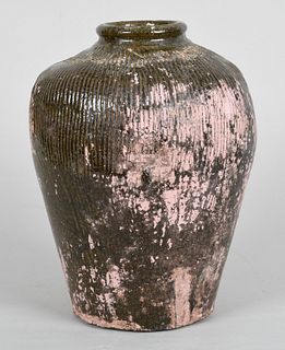 A Pottery Wine Jar