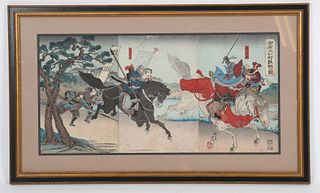 A Japanese Woodblock Triptych