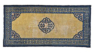 A 19th century Chinese Ninxia rug