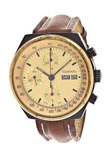 A Tourneau branded wrist chronograph