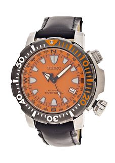 A Seiko ref. 7S35-00F0 orange Land Monster divers wristwatch