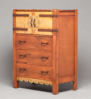 Monterey Furniture Co - Los Angeles Tall Chest of Drawers c1930s