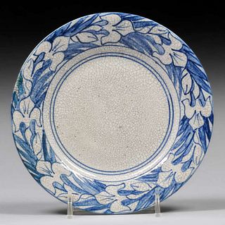 Dedham Pottery Iris Plate c1910