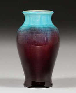 Pisgah Forest Chinese Blue & Purple Vase 1940