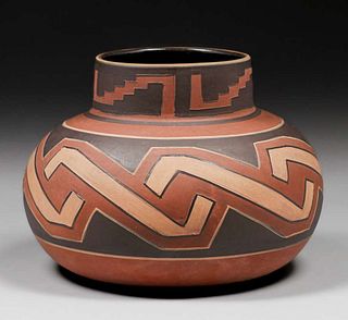 Clifton Indianware Bulbous Vase #233 Homolobi c1910