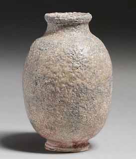 Volkmar Pottery Volcanic Pale Oxblood Vase c1910