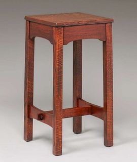 Early Gustav Stickley Square Plant Stand c1902