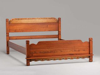 Monterey Furniture Co - Los Angeles Double Bed c1930s