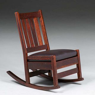 Lifetime Furniture Co Sewing Rocker c1910