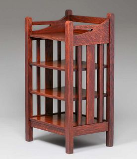 Stickley Brothers #4808 Magazine Stand c1910
