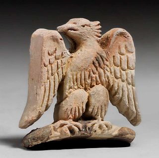 Moravian Pottery Eagle Tile c1920s