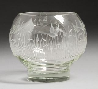 T.G. Hawkes & Co Corning, NY Cut Glass Vase