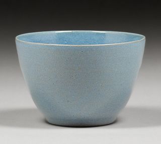 Paul Revere Pottery Robins Egg Blue Vase c1920s