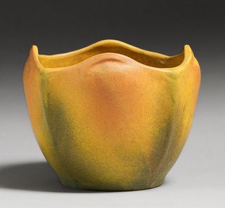 Arts & Crafts Brown & Green Vase c1920s