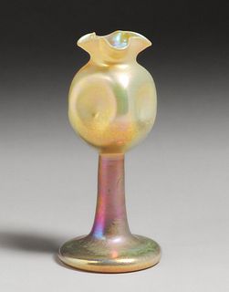 Steuben Gold Aurene Vase c1920s