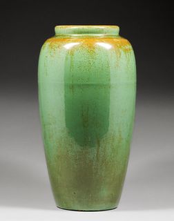 Tall Celadon Green Vase c1910s