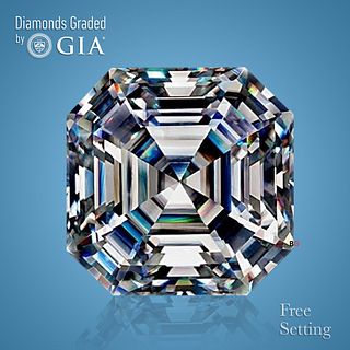NO-RESERVE LOT: 1.50 ct, F/VS2, Square Emerald cut GIA Graded Diamond. Appraised Value: $37,800 