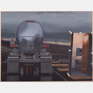 Ron Porter (20th Century) Poo-342, 1990, Oil on canvas,
