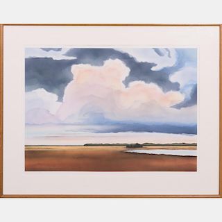 Harris (20th Century) Afternoon Skies, Lithograph,