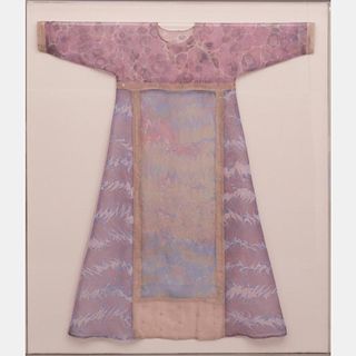 Attributed to Elizabeth Giordano (20th Century) Marbled Robe, Fabric,