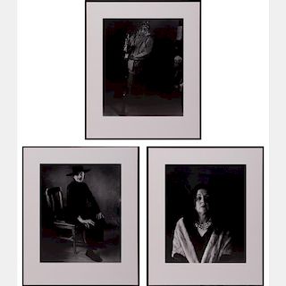 Elise Mitchell Sanford (American, 20th Century) A Group of Three Works, Silver gelatin prints, 1990-1992.