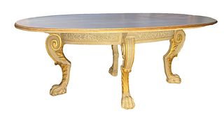 French Oval Dining Table 