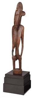 African Carved Wooden Female Figure