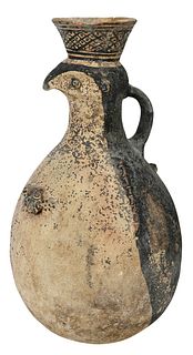 Chinese Ceramic Bird Form Wine Vessel