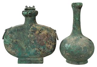 Two Bronze Chinese Vessels