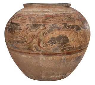 Large Early Chinese Pottery Storage Vessel