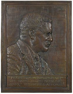 James Earle Fraser Bronze Plaque
