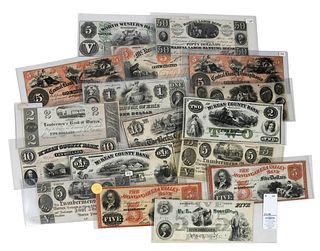 17 Pennsylvania Obsolete Bank Notes