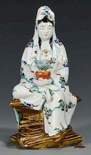 Chinese Porcelain Guan Yin Figure