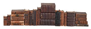 23 Small Format Leatherbound Books, History, Religious